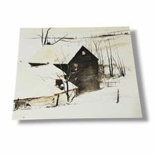 Vintage Art Illustration Bookplate The Corner by Andrew Wyeth 1987 Print AE picture