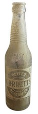 Vintage Better Garrett's Beverages 10oz Glass Bottle 9.25