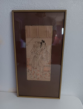 Early Japanese Kabuki Actor Woodblock Print picture