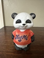 Vinatge 1981 Hallmark Shirt Tales Panda Pammy Figurine