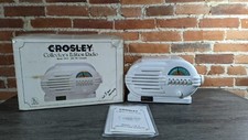VTG CROSLEY CR-3 COLLECTOR'S EDITION AM/FM RADIO CASSETTE PLAYER(WHITE) NEW NOB picture