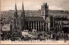Rouen St Ouen Church Cathedral View French Postcard picture