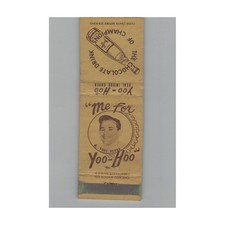 Matchbook Cover Yogi Berra Yoo-Hoo Chocolate Drink Hall Of Famer picture