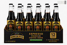 Manhattan Special Premium DIET DECAFFEINATED Espresso Coffee Soda 12oz | 12Pack picture