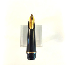 Osmiroid SH4 Easy Change fountain pen Nib  Shadow Scroll VERY Broad 22 CT Gold picture