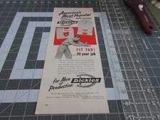 1954 Dickies Vintage Ad America’s Most Popular Work Clothes picture
