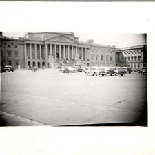 c1940s US Capitol Senate Wing East Front Plaza Washington DC Parking Cars Photo picture