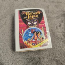 Vintage 1995 McDonalds Disney The Return of Jafar Happy Meal Toy Sealed Mini VHS picture