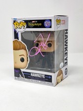 Jeremy Renner Marvel Studios Hawkeye #1211 Signed Funko Pop JSA Certified picture