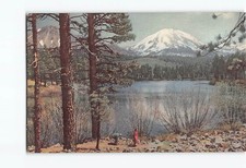 Postcard Impressive Lassen Peak Lassen Volcanic Park California USA picture