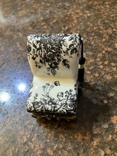 “Mud Pie” Brand Chair Treasure Box Porcelain Hinged Secret Opening picture