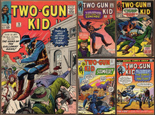 TWO-GUN KID SA Lot #73 82 90 100 116 (Marvel 1965) Stan LEE AYERS TRIMPE GD picture