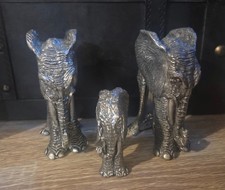 Frankli Wild Pewter Elephant Stapler 3 Piece Set Rare picture