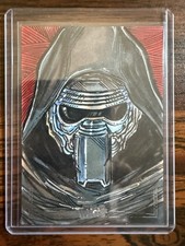 2026 TOPPS CHROME STAR WARS KYLO REN SKETCH 1/1 AUTO picture