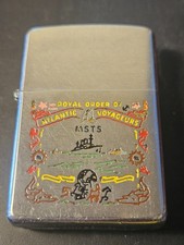 Vintage 1958 Royal Order of Atlantic Voyageurs MSTS Zippo - very nice picture