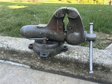Vintage Wilton C1 Bullet Bench Vise 4.5” Jaws Swivel Base USA Schiller Park picture