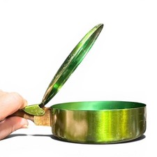 Vintage Silent Butler Duk It McDonald Buffalo Green Lid Handle 1950s picture