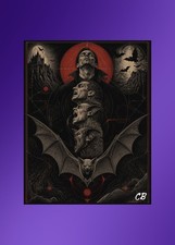 Vampire's Transformation | ACEO Art Card | Halloween Hollow Print picture