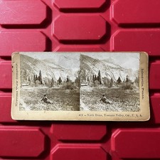 North Dome Yosemite Valley CA USA Stereoview Keystone View Co. Antique 1890s picture
