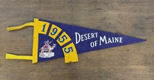 Vintage 1955 Desert of MAINE Souvenir Pennant picture