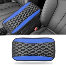 Funda para consola central de coche, reposabrazos universal de cuero impermeable picture