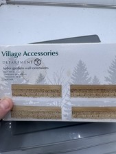 Dept. 56 Tudor Gardens Wall Extensions Set of 4 Retired 2015 40457568 New picture