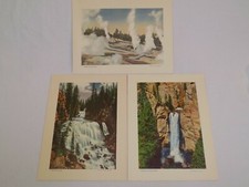 Yellowstone National Park Vintage LOT Photograph Norris Geyser Basin Kepler Fall picture