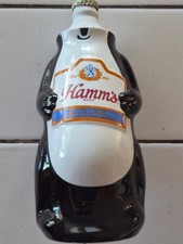 Vintage 1972 Hamm's Beer Bear Advertising Decanter Bottle No Head Sealed Heavy picture