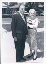 1959 Press Photo Denver CO Author Edmund Randolph, Mrs Randolph - rkf13915 picture