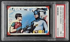 HIDE AND GO RIDDLE PSA 7 1966 TOPPS BATMAN RIDDLER BACK #16 ROBIN NEAR MINT 3247 picture