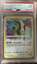 2020 Pokémon SWSH Rayquaza Vivid Voltage PSA 9 picture