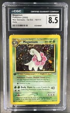 2000 Pokemon Neo Genesis 1st Edition Meganium #10/111 Holo CGC 8.5 picture