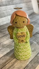 Hallmark The OMURA Collection “LOVE” Japanese Kokeshi Style Figurine Angel  picture