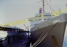 Orig 1974 Slide Sagafjord Norwegian America Line Ocean Liner Ship Photo G78 picture