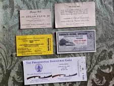 Lot of 4 1912-1997 Democratic Convention Tickets picture