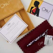 OMAS 100th Anniversary Milord Viola Artico Arctic Violet Rollerball Pen Limited picture