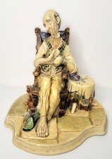 VTG Naturecraft England Chalkware Figurine Merry Mender No 822 Peter Tomlins picture
