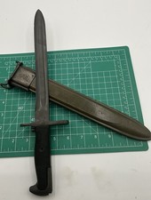WWII Wilde Tool M1905E1 Bayonet w/Scabbard - WT 1942 picture