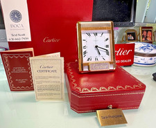 *** Cartier Tank  Gold / Stainless  Alarm Tested ⏰/  Box / Papers *** picture