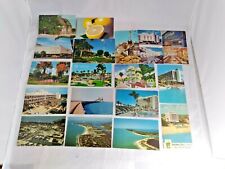 18x Vintage Postcards Miami Beach Florida Hotels Aerial Views etc picture