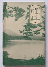 1932 Vermont Lakes and Mountains Illustrated vintage brochure book travel picture