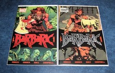 BARBARIC #1 A 1st print & #1 2nd print set VAULT COMICS 2021 optioned NETFLIX NM picture