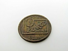 Vintage Penrod Clothes Boys Club Advertising Token Medal Pinback Front Brass USA picture