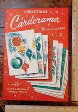 Cardorama 36 Original Vintage Christmas Greeting Cars +Envs Mint Box UNUSED USA picture