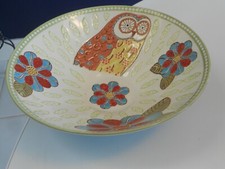 DUTCH WAX OWL BOWL COASTLINE IMPORTS 10