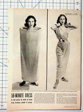 Vintage 1940s 50-Minute Dress DIY Fashion Article Kreml Hair Tonic Ad Ephemera picture