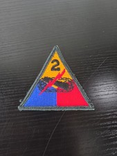 Post WWII WW2 Korea War US Army 2nd Armored Division Patch 
