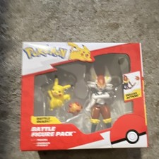 Pokémon Battle Figure Pack Pikachu & Cinderace Plastic Figures Boxed picture