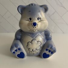 Care Bears Grumpy Bear Vintage Ceramic Coin Piggy Bank 5” picture