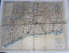 1930 Highway Map of Connecticut picture